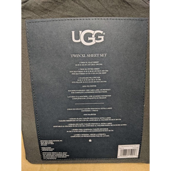 UGG Bedding Ugg Sunwashed Twin Xl Super Soft Bedding Sheet Set